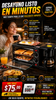 HORNO, PLANCHA 3 en 1 con CAFETERA Integrada