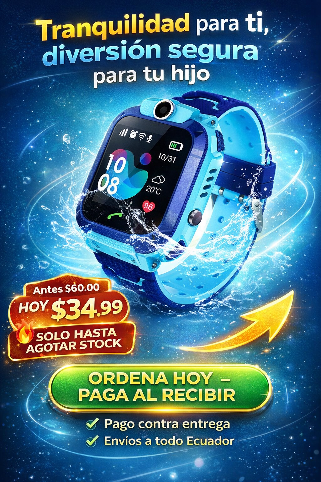 Reloj Smartwatch para Niños con Llamadas
