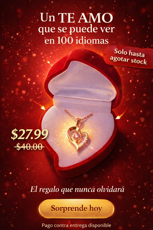 Collar Te Amo 100 Idiomas